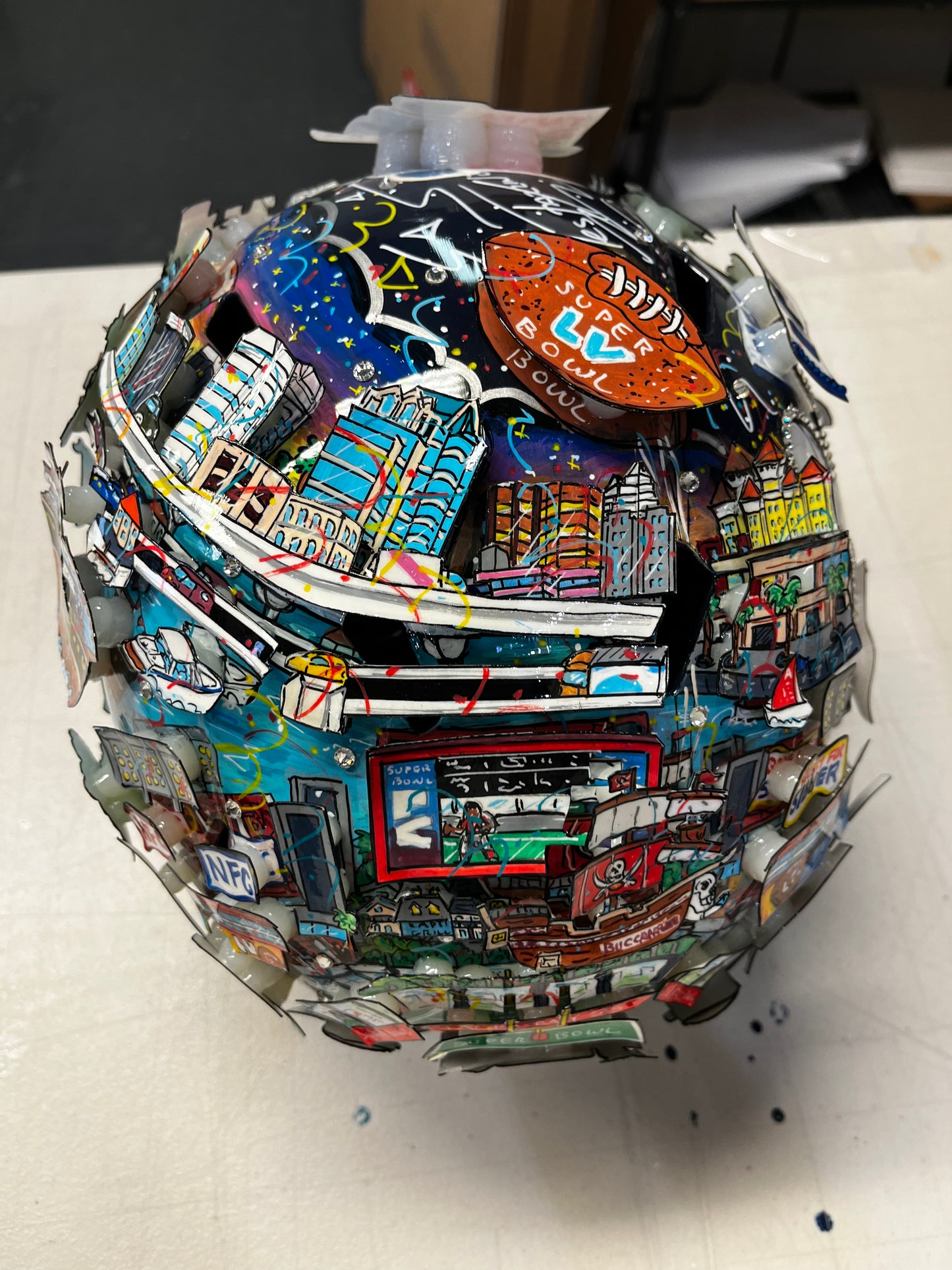 Super Bowl LV Full Size Helmet (2)