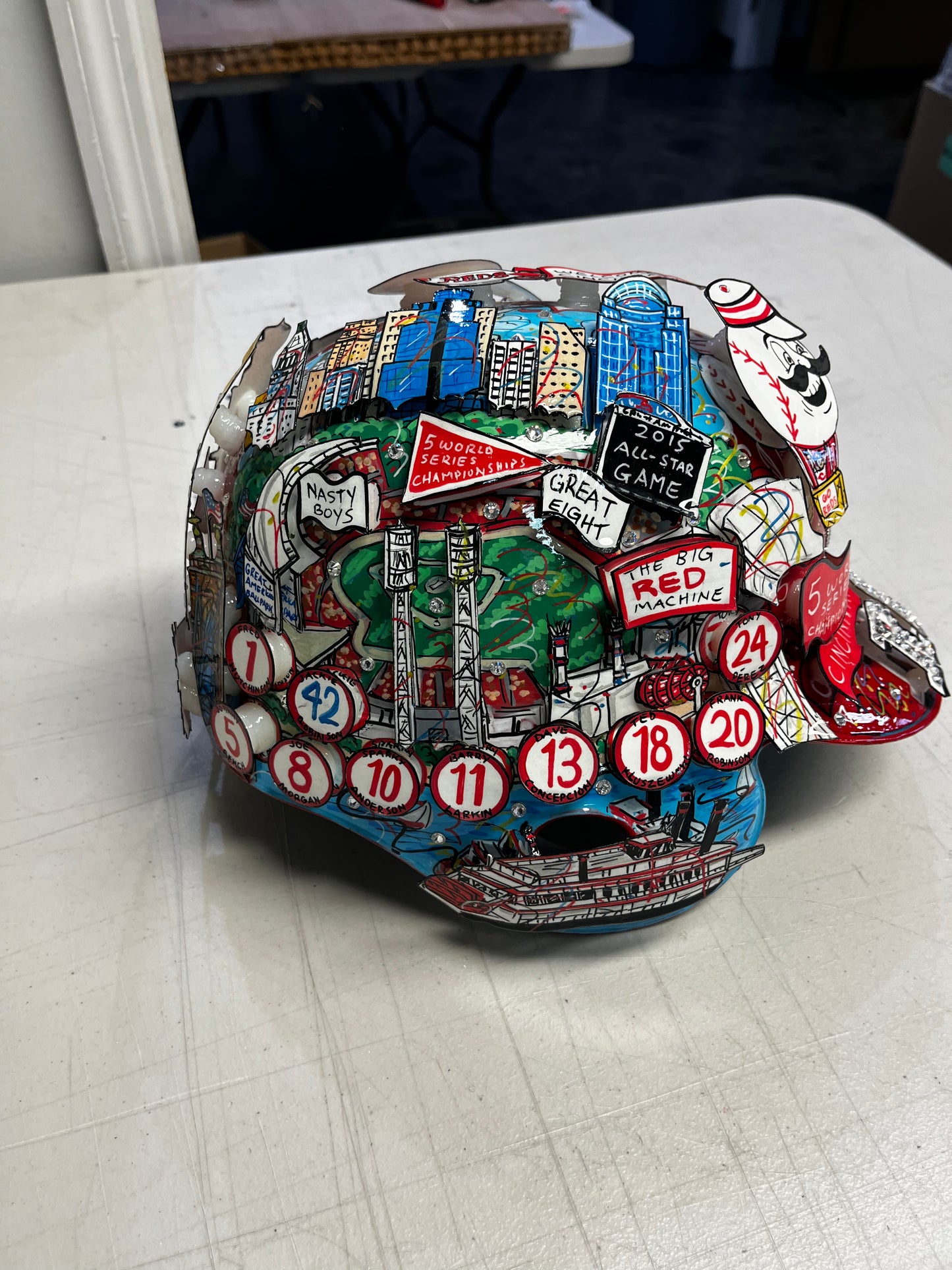 Cincinnati Reds Full Size Batting Helmet