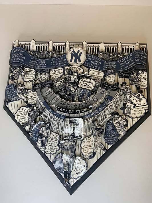 NY Yankees Home Plate Original 1920-1965