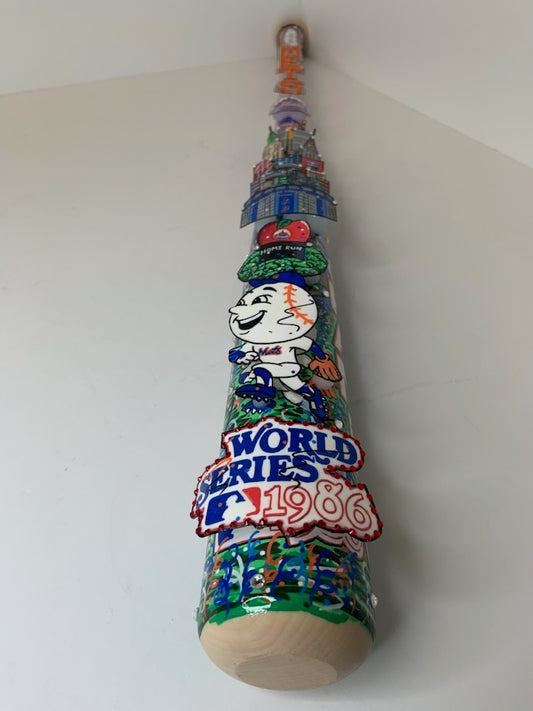 1986 NY Mets World Series Bat Original