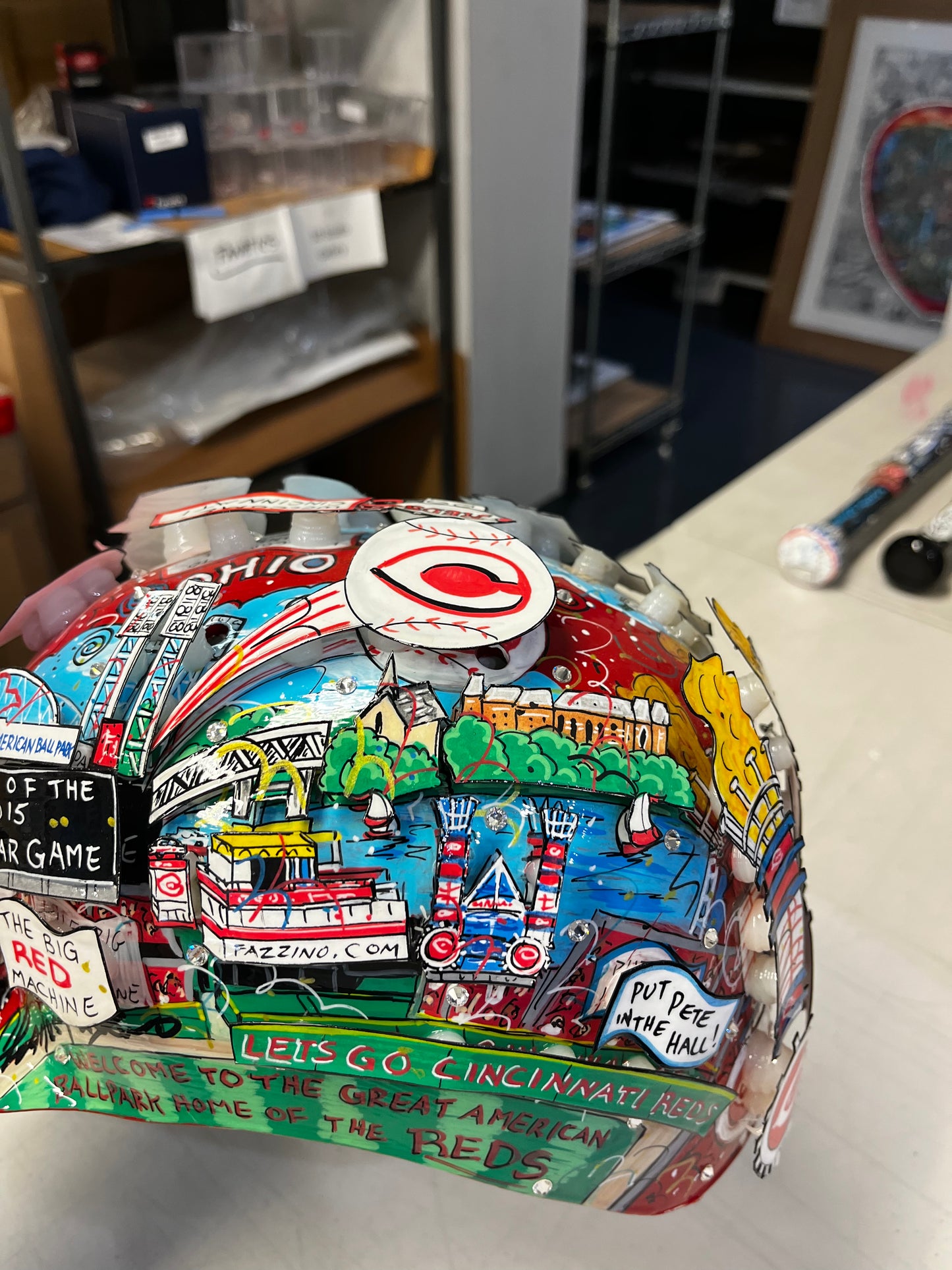 Cincinnati Reds Full Size Batting Helmet