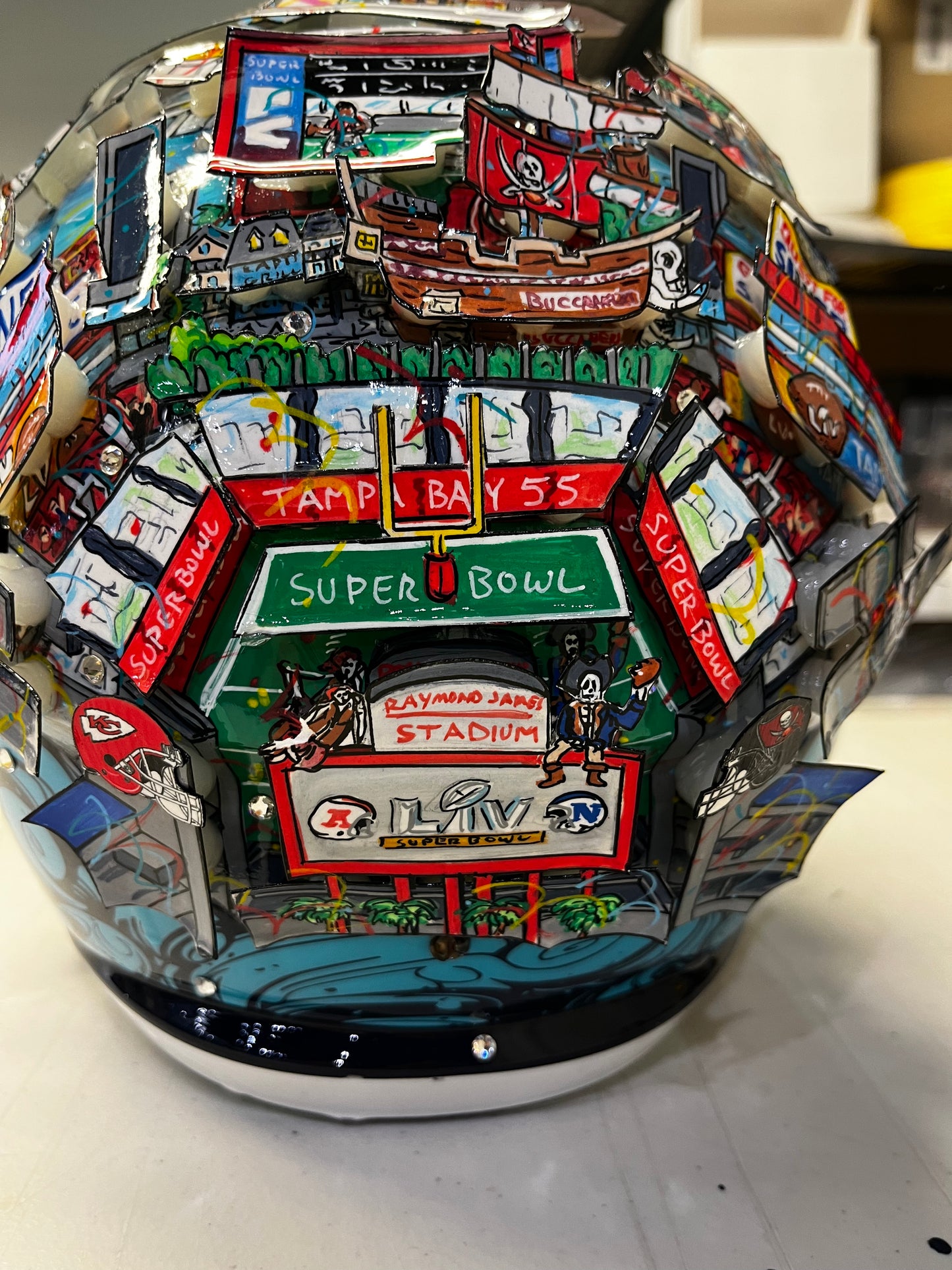 Super Bowl LV Full Size Helmet (2)