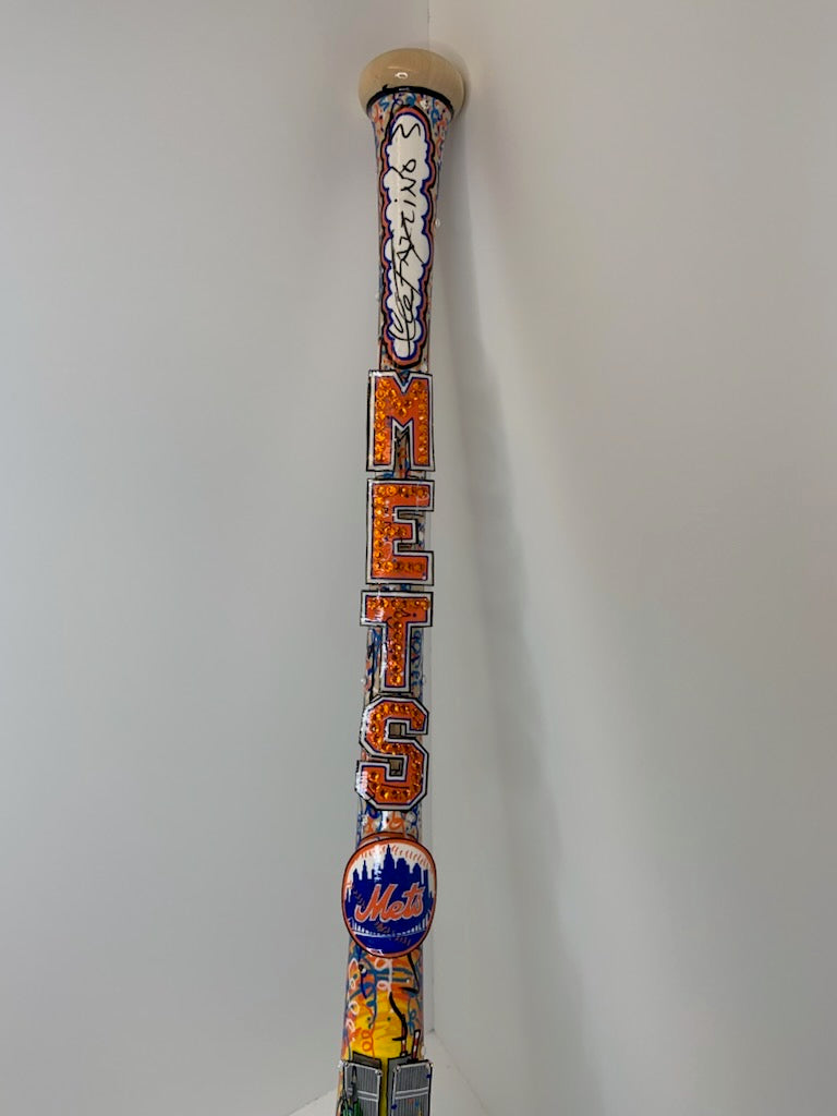1986 NY Mets World Series Bat Original