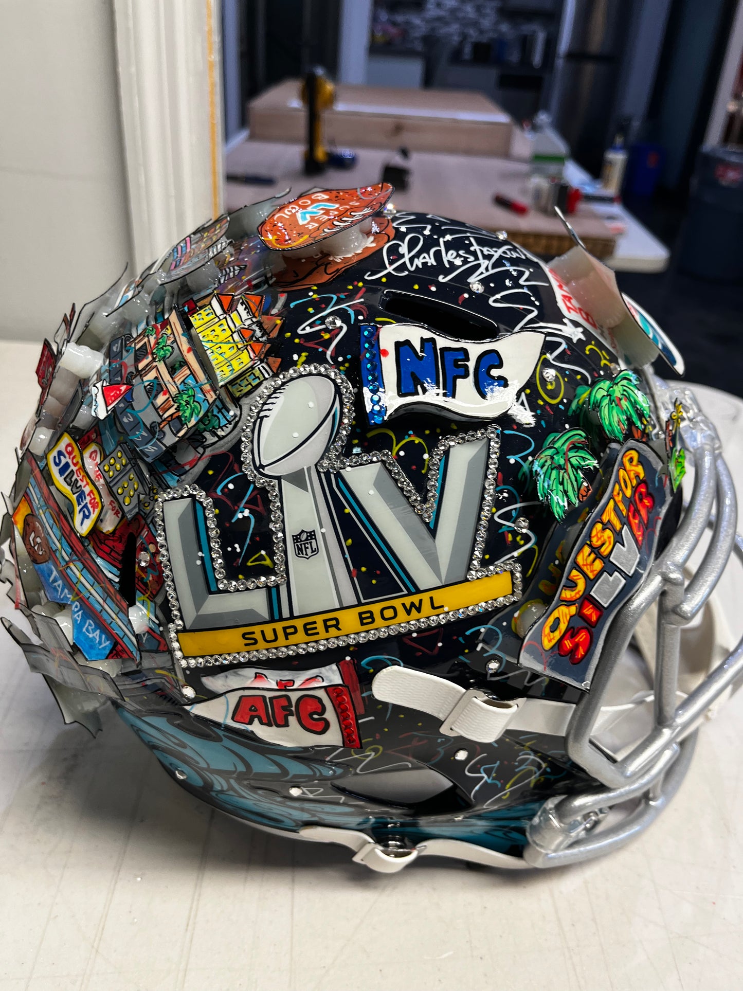 Super Bowl LV Full Size Helmet (2)