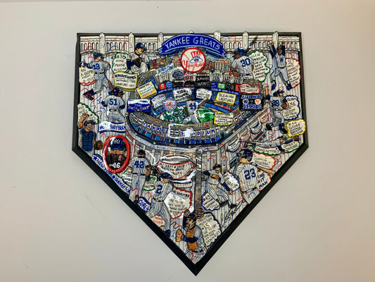 NY Yankees Home Plate Original 1970 - 2000