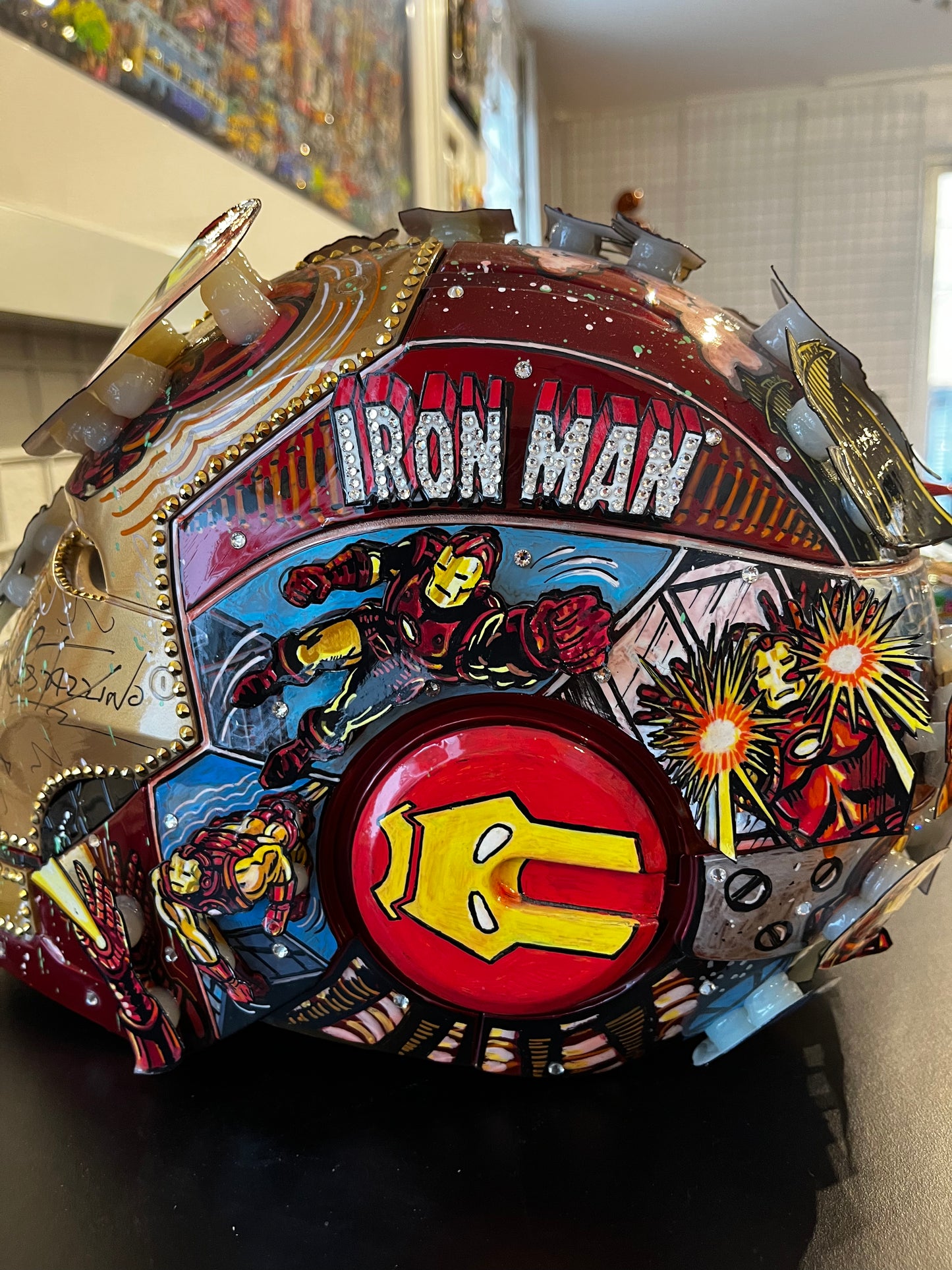 Iron Man Unique Helmet Sculpture