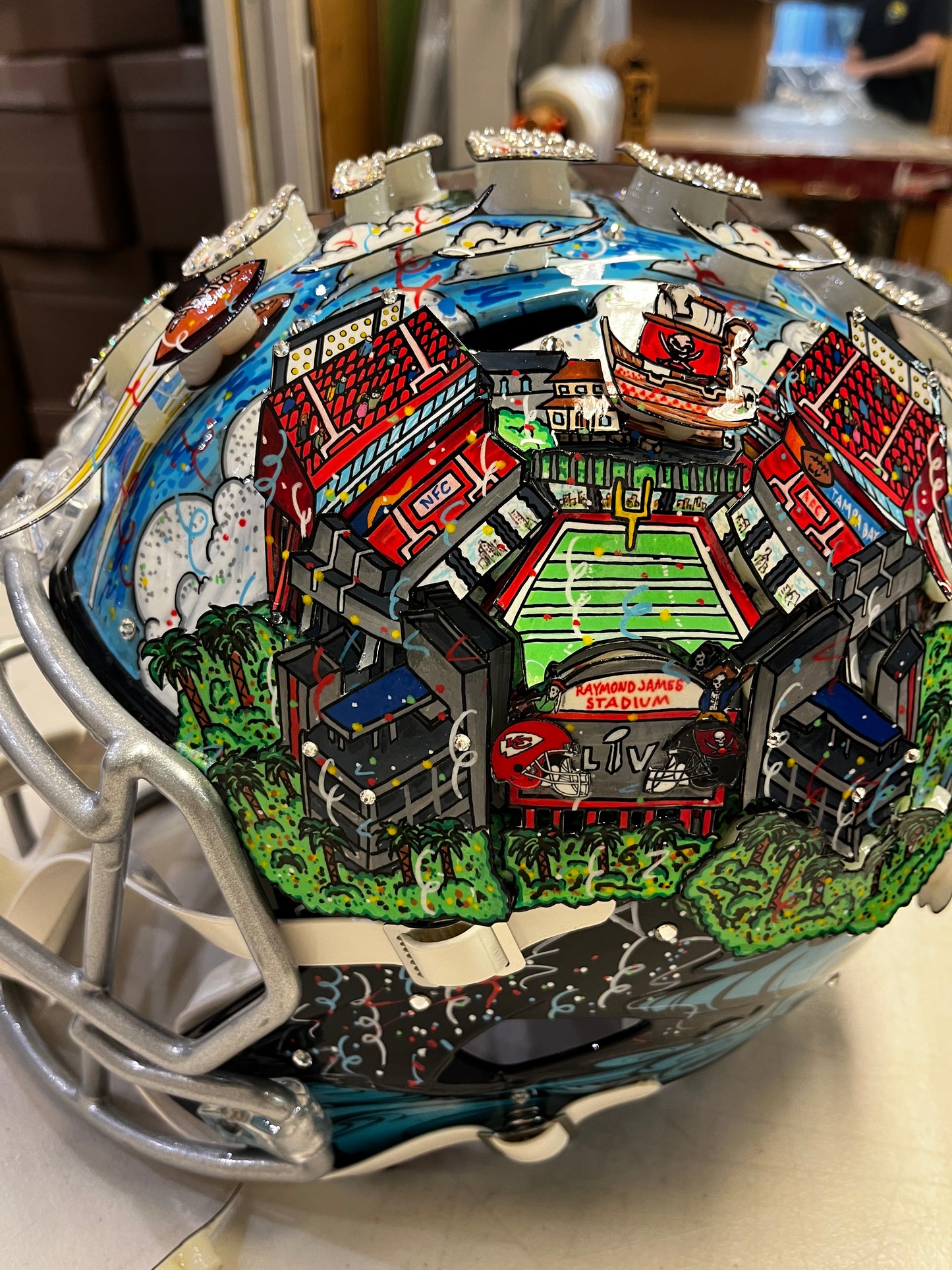 Super Bowl LV Full Size Helmet