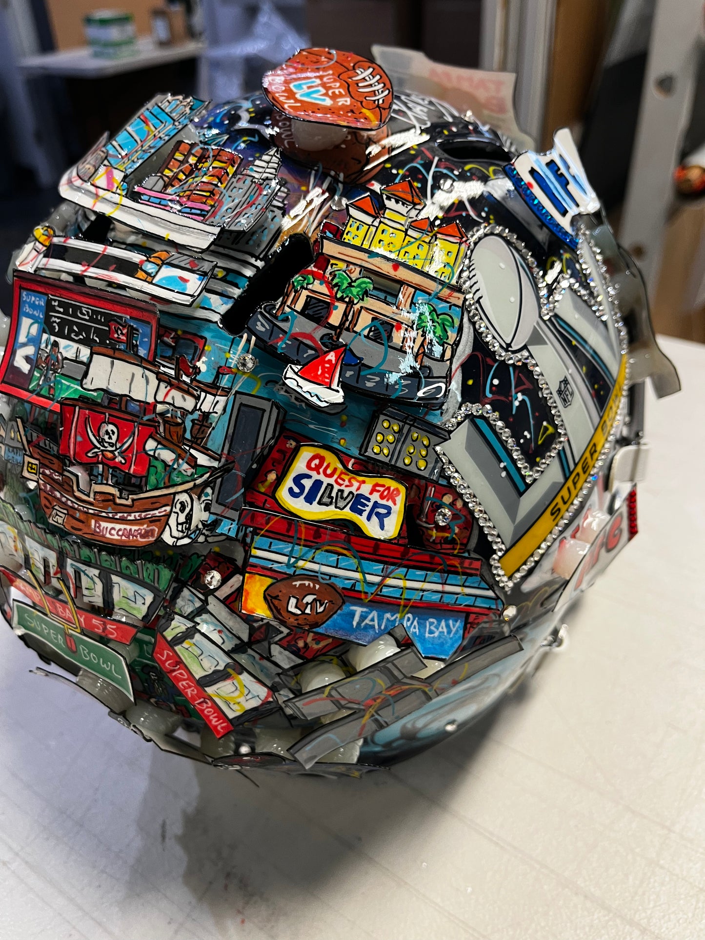 Super Bowl LV Full Size Helmet (2)