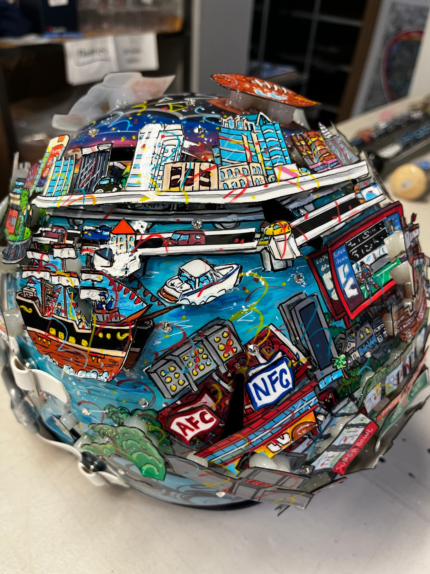 Super Bowl LV Full Size Helmet (2)
