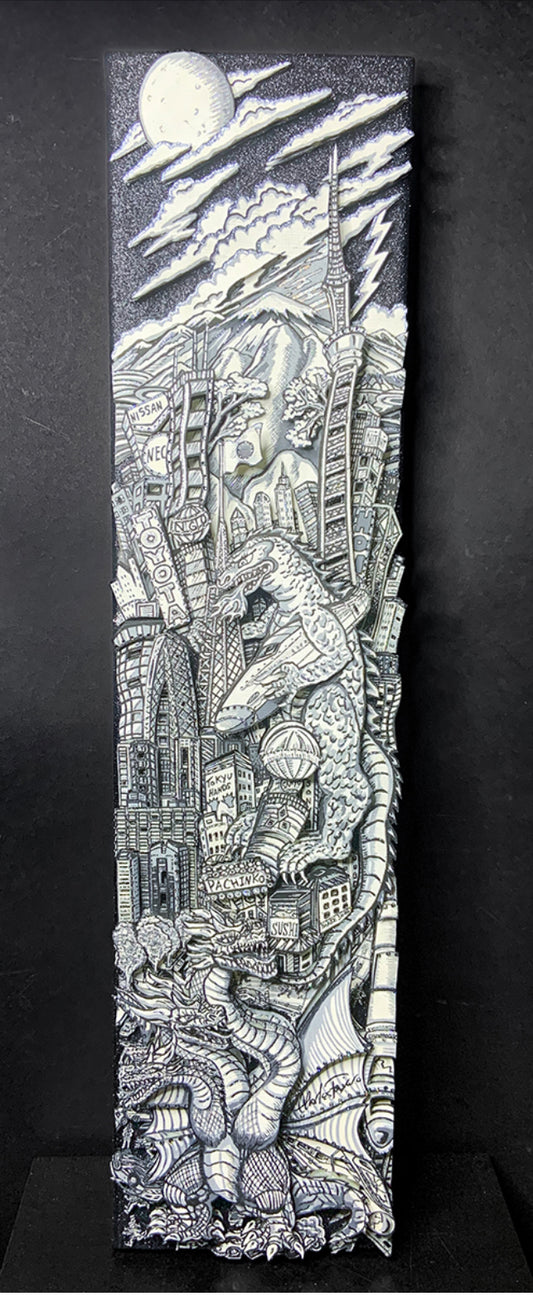 Godzilla Invades Japan Original