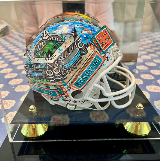 Fazzino NFL Mini Helmets - Miami Dolphins