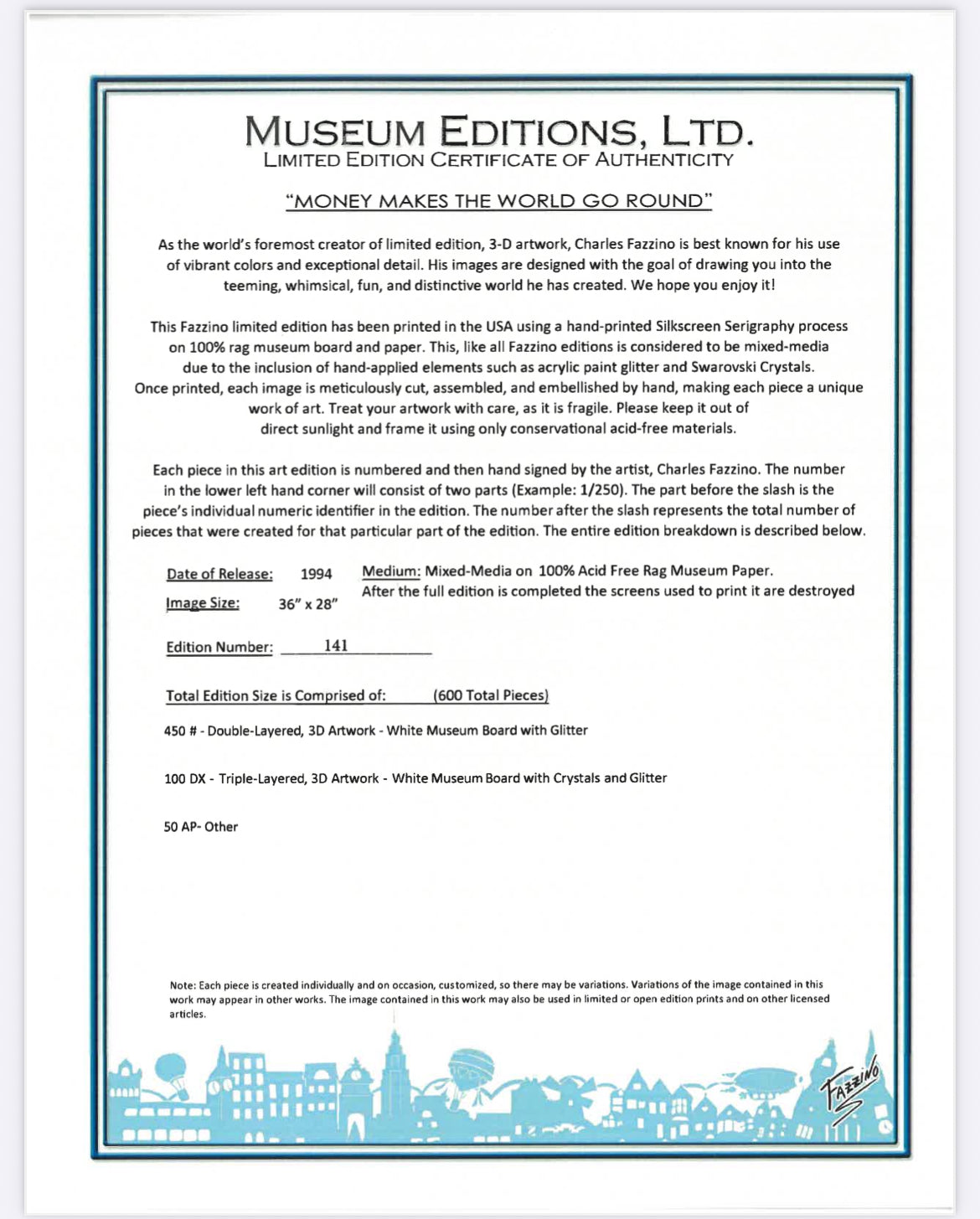 Money Makes the World Go Round