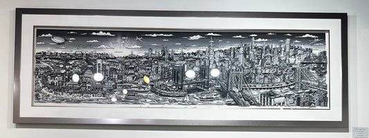 Sunset Over Manhattan Island Mural Premiere Edition