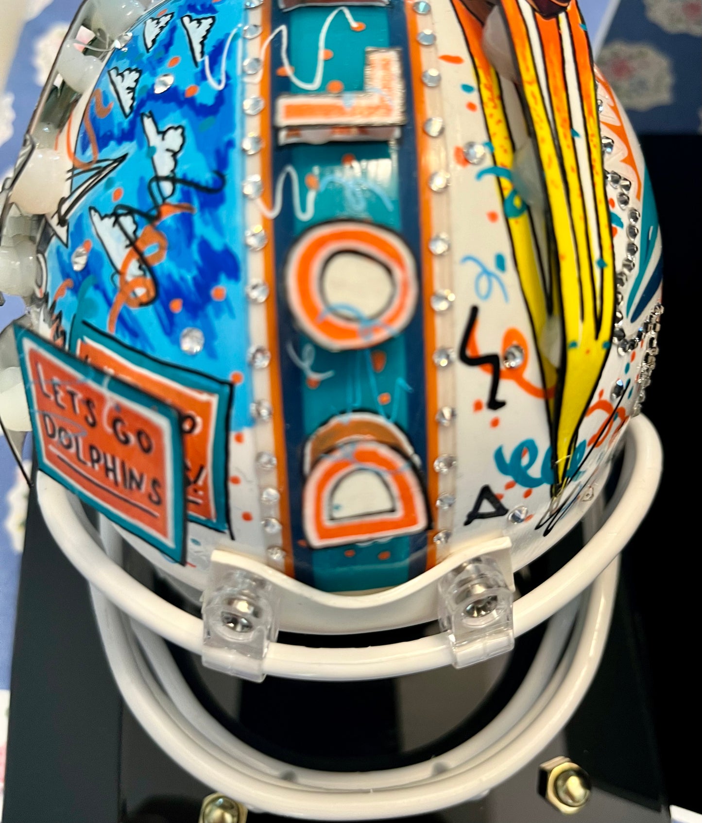 Fazzino NFL Mini Helmets - Miami Dolphins