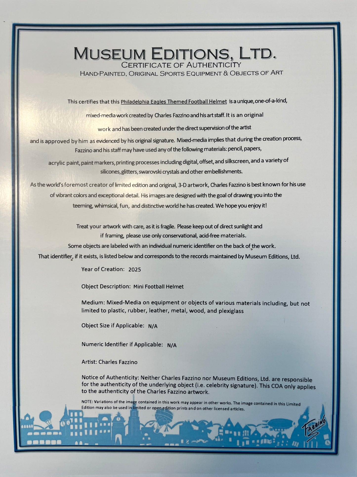 Philadelphia Eagles Mini Helmet SB Logo/Final Score