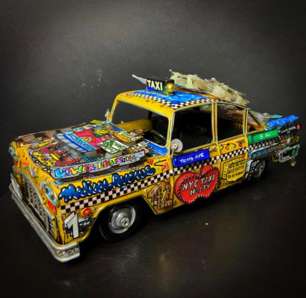The Broadway Taxi Sculpture