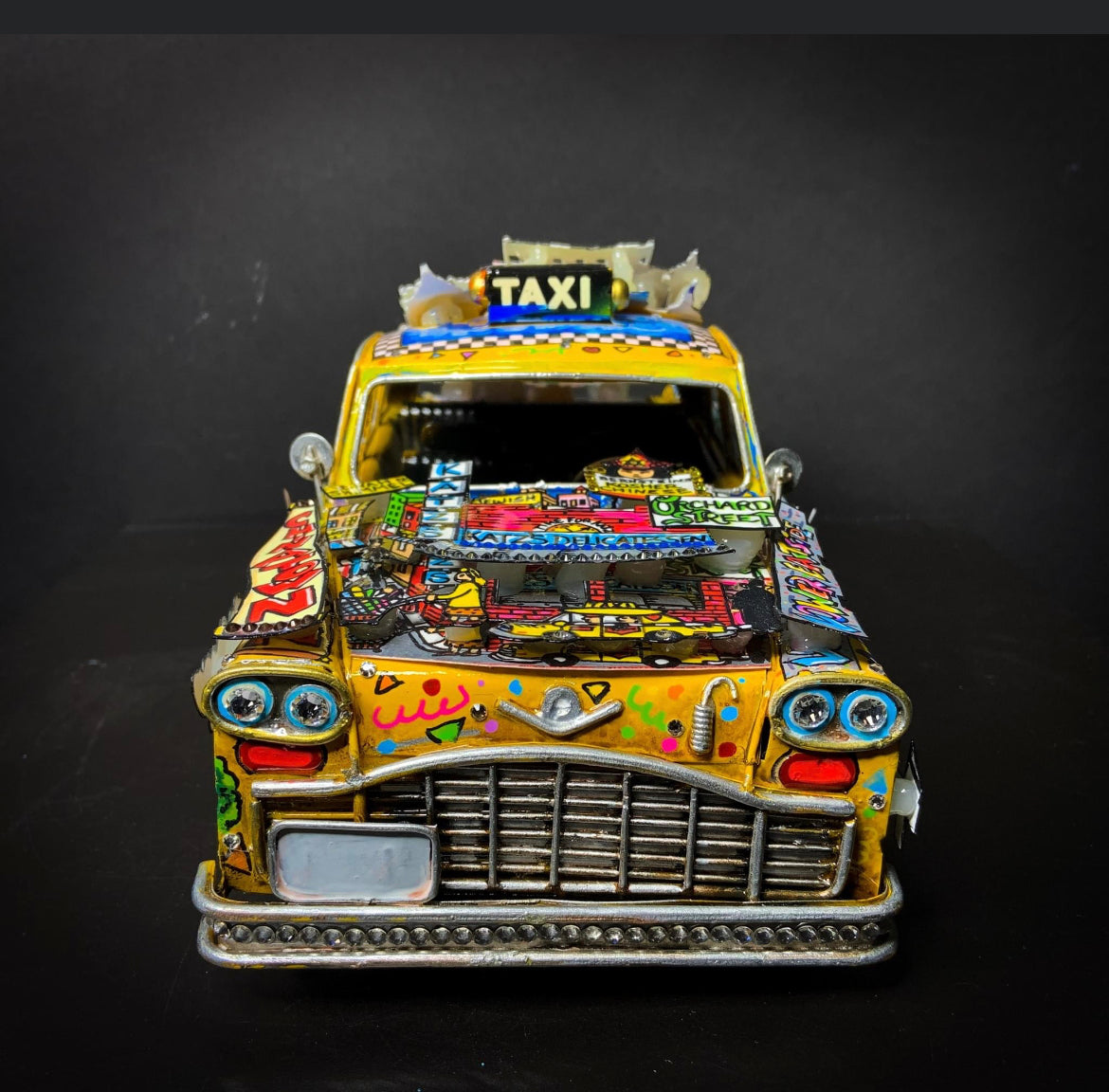 The Broadway Taxi Sculpture