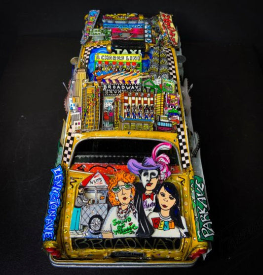 The Broadway Taxi Sculpture