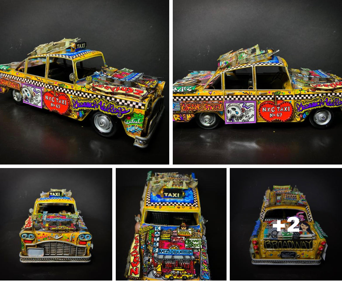 The Broadway Taxi Sculpture