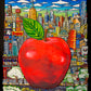 The Big Red Apple in the Center of NYC - Original