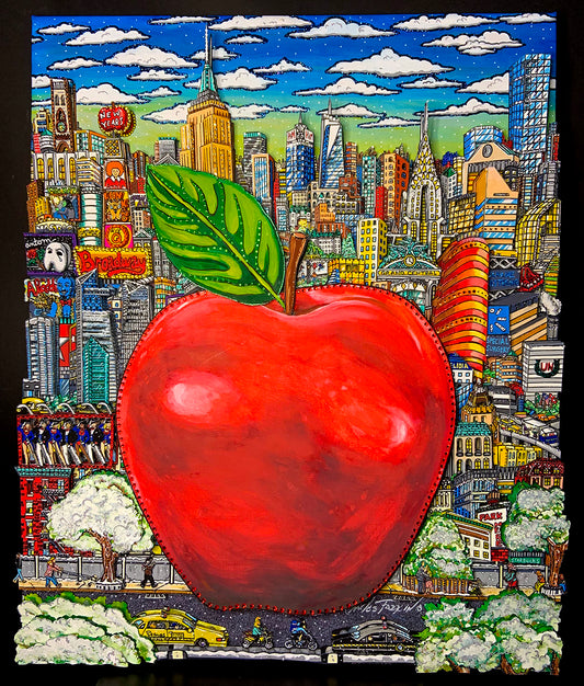 The Big Red Apple in the Center of NYC - Original