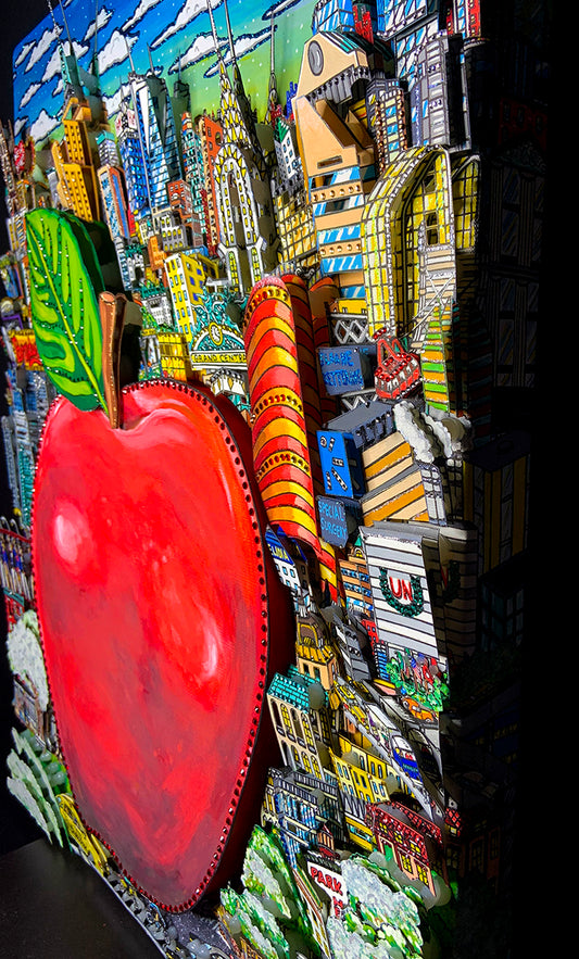 The Big Red Apple in the Center of NYC - Original