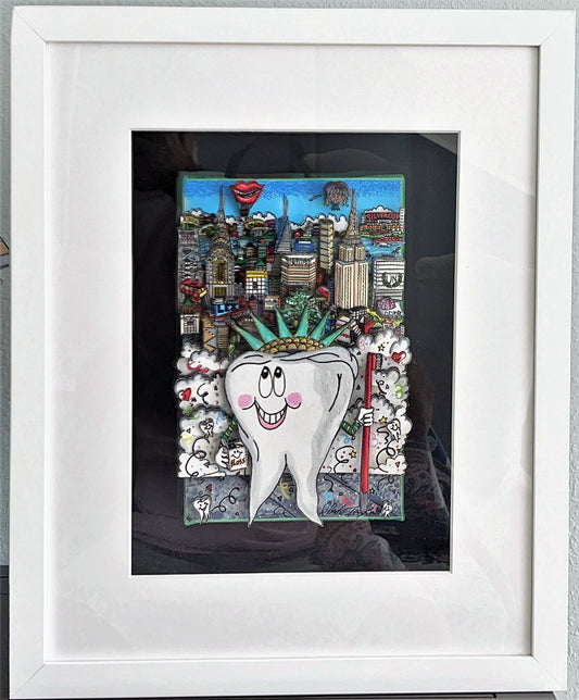 Tickle My Teeth NYC Canvas Unique