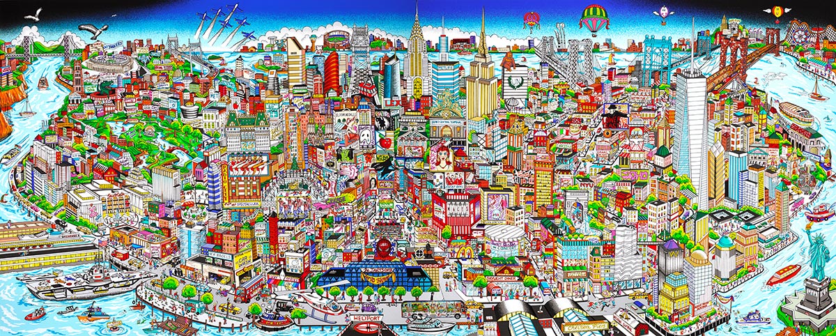 #Manhattan Mural... An Island of Hopes and Dreams