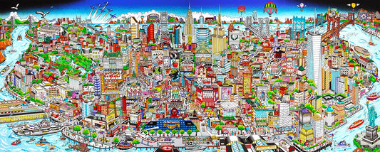 #Manhattan Mural... An Island of Hopes and Dreams