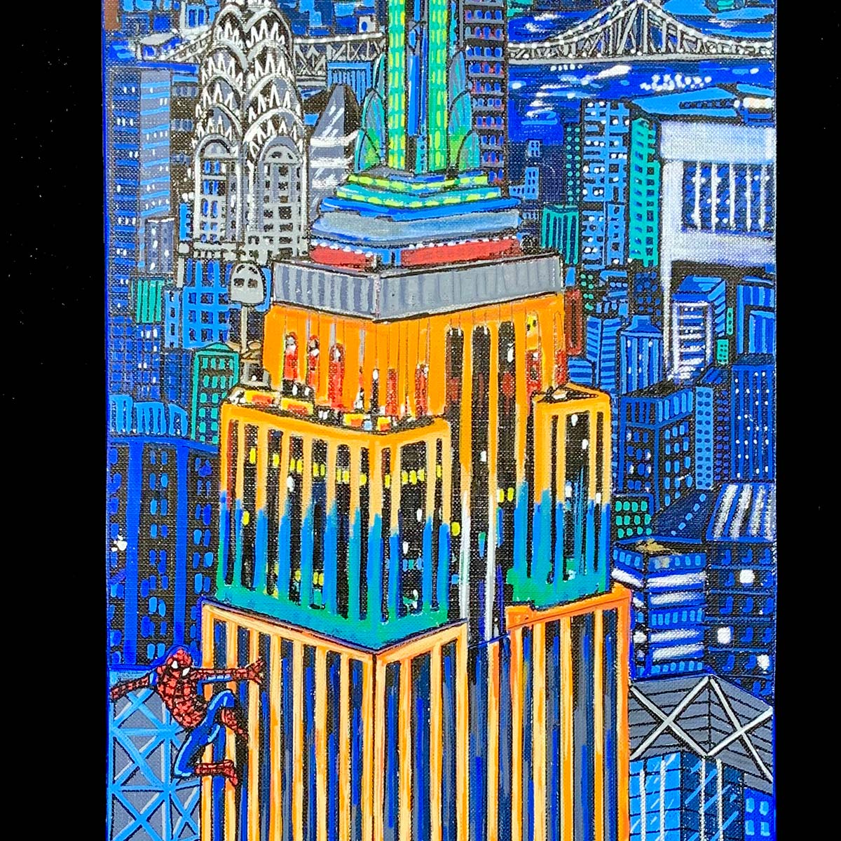 Spidey and Kong Climb the Empire State Building - Original