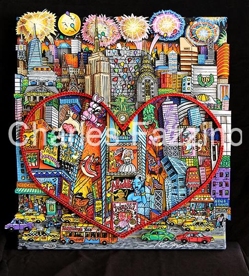 Signature Series Heart X - Fazzino Original Unique