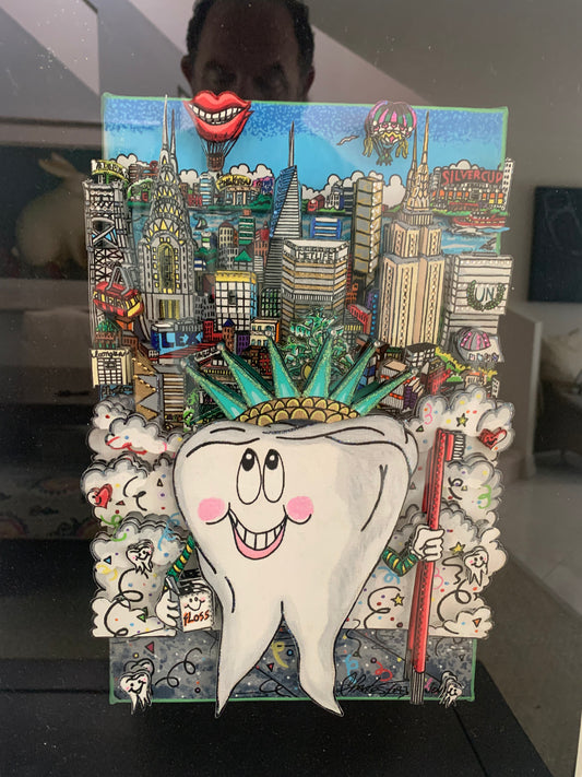 Tickle My Teeth NYC Canvas Unique