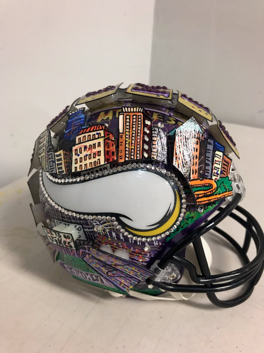 Fazzino NFL Mini Helmets - Minnesota Vikings