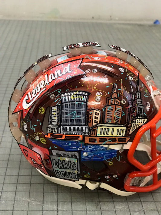 Fazzino NFL Mini Helmets - Cleveland Browns