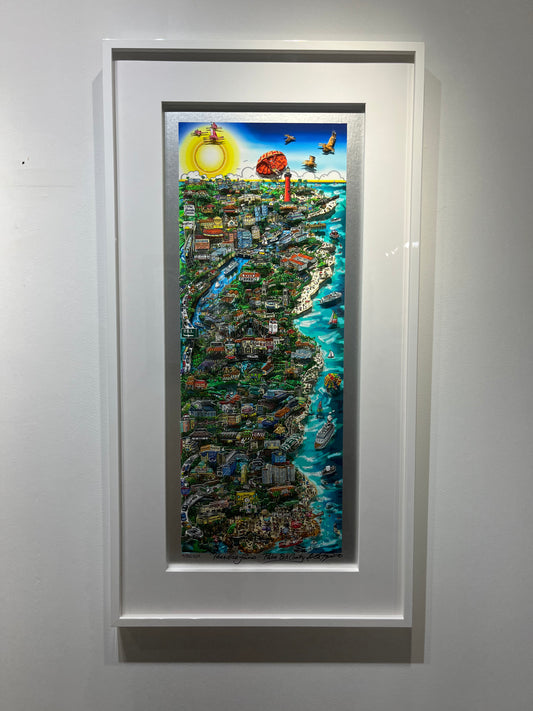 Paradise Found... Palm Beach County - Silver Edition - 42” or 48”Framed