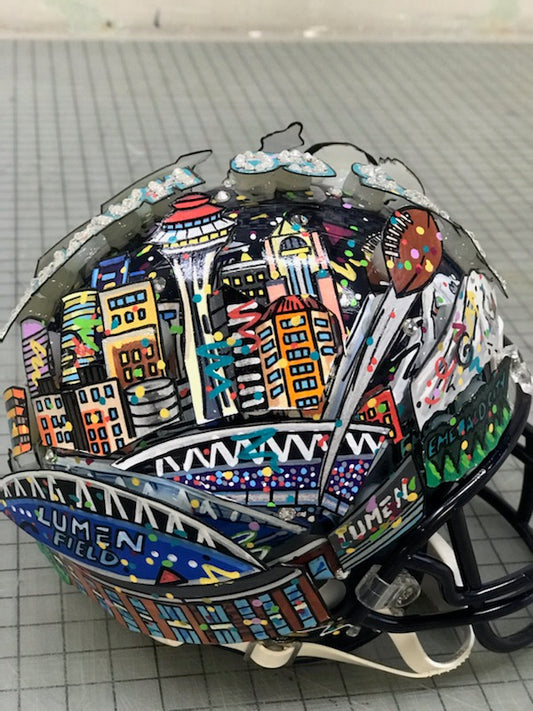 Fazzino NFL Mini Helmets - Seattle Seahawks