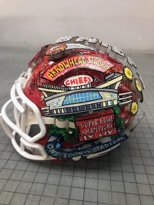 Fazzino NFL Mini Helmets- KC Chiefs
