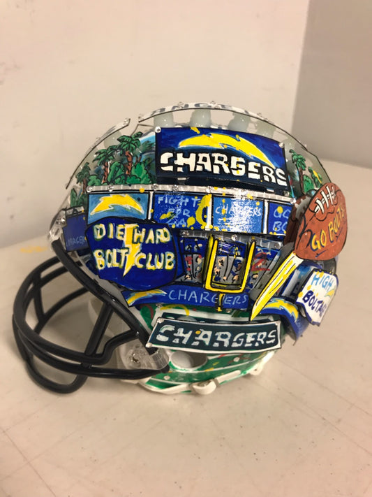 Fazzino NFL Mini Helmets - Los Angeles Chargers
