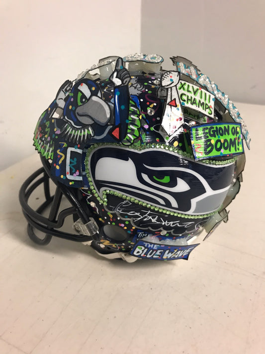 Fazzino  NFL Mini Helmets - Seattle Seahawks