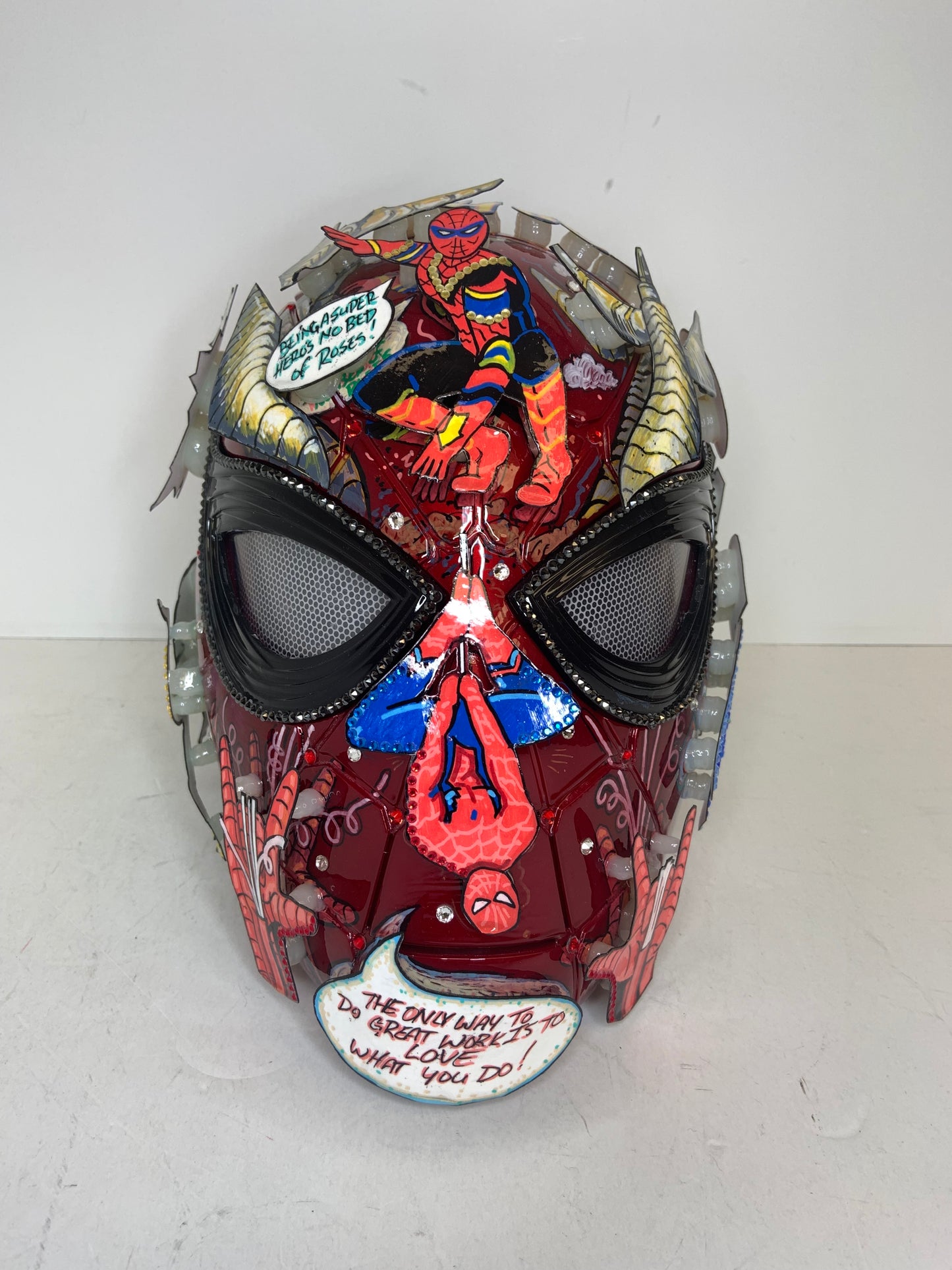 SpiderMan Unique Helmet Sculpture