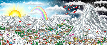Winter Wonderland in the Swiss Alps