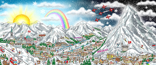Winter Wonderland in the Swiss Alps