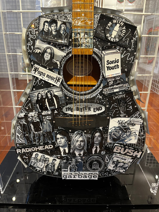 Hard Rock B&W Guitar