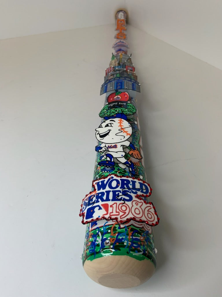 1986 NY Mets World Series Bat Original