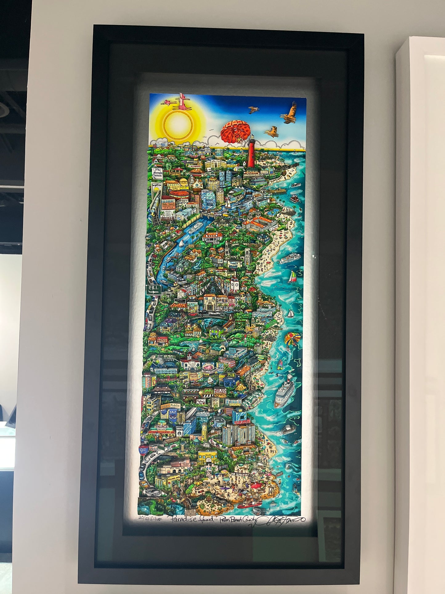 Paradise Found... Palm Beach County -  Silver Edition # 20/50