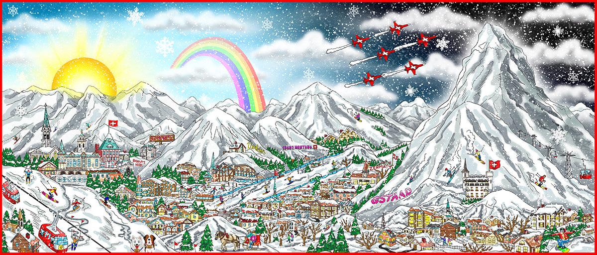 Winter Wonderland in the Swiss Alps