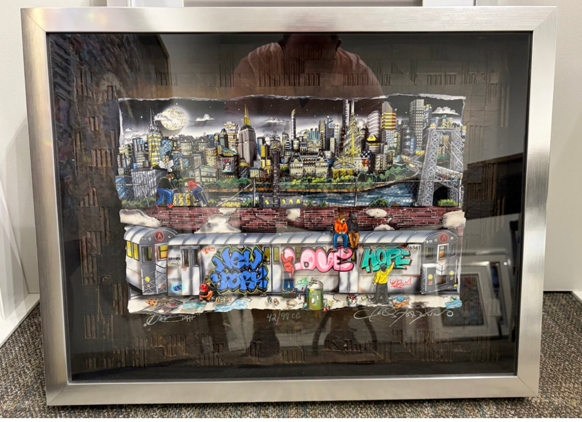 Tagging the Subway CC Edition Framed
