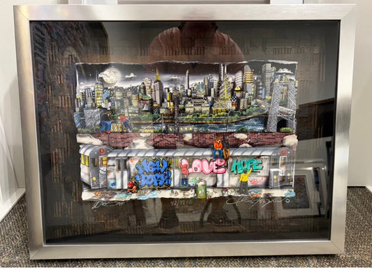 Tagging the Subway CC Edition Framed
