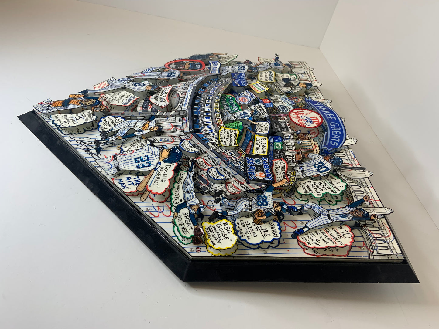 NY Yankees Home Plate Original 1970 - 2000