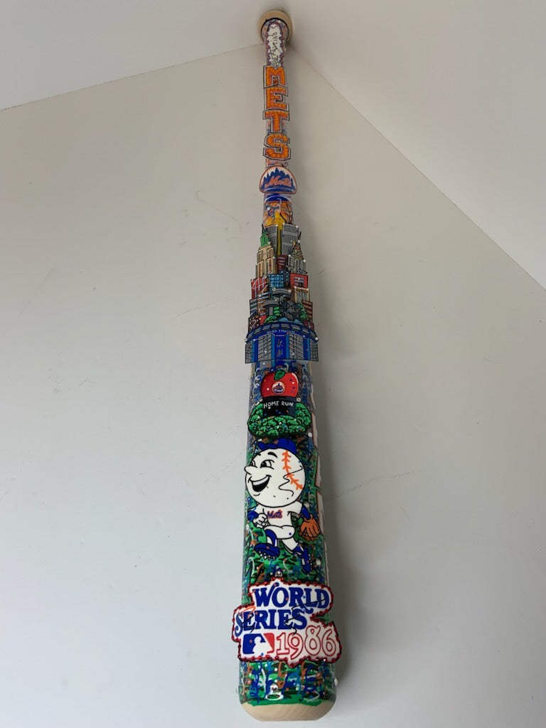 1986 NY Mets World Series Bat Original